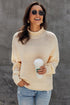 Oversized Chunky Batwing Long Sleeve Turtleneck Sweater